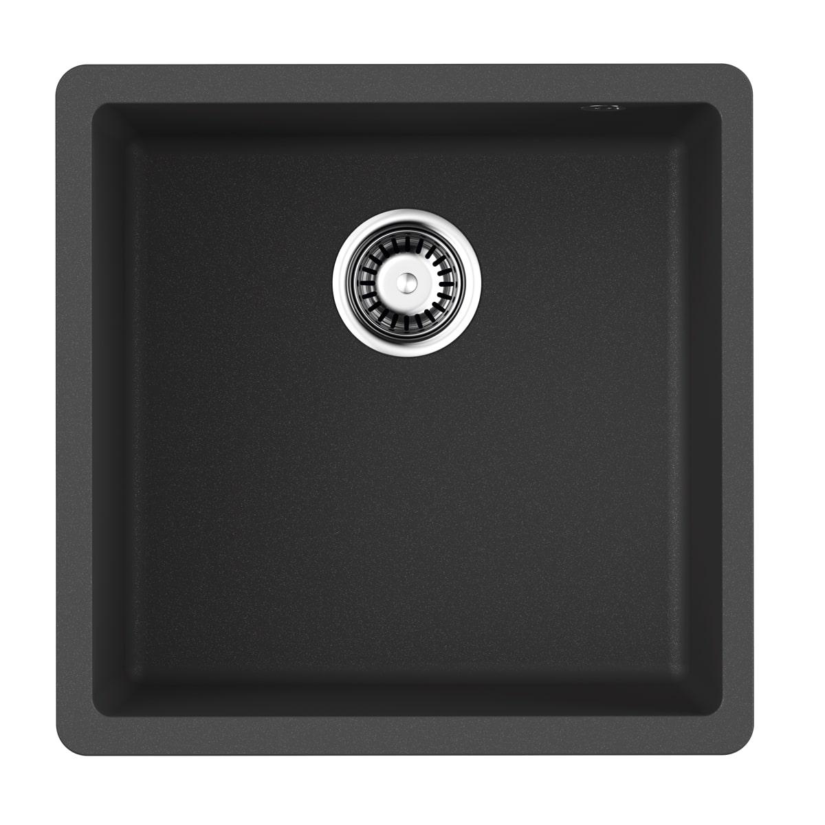 Врезная кухонная мойка Omoikiri Bosen 44-U-BL черный 4993595