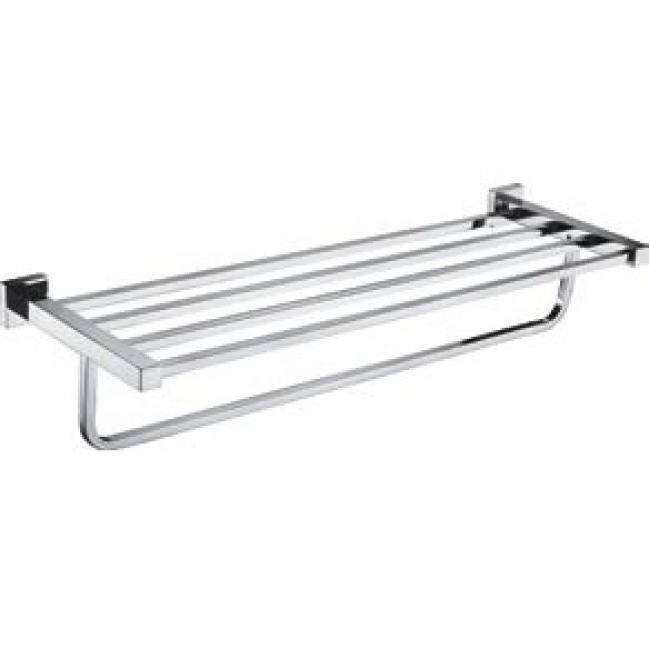 Полка для полотенец с держателем (латунь) Kaiser KH-2309 хром