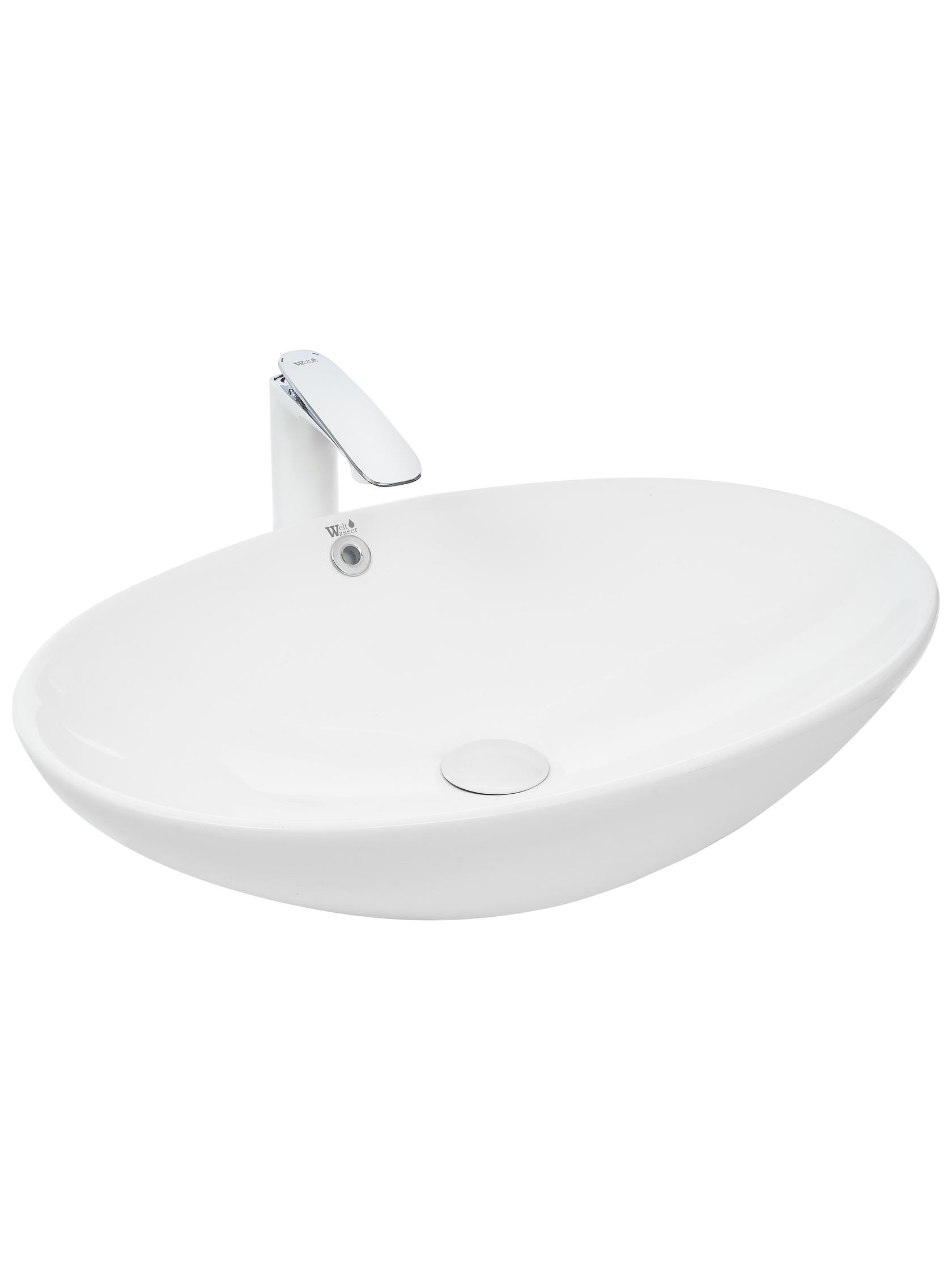 Раковина накладная WeltWasser 62.5/41.5/15 WW Elbach 3077 10000004564 белая