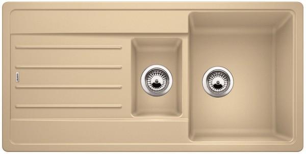 Врезная кухонная мойка Blanco LEGRA 6 S SILGRANIT шампань