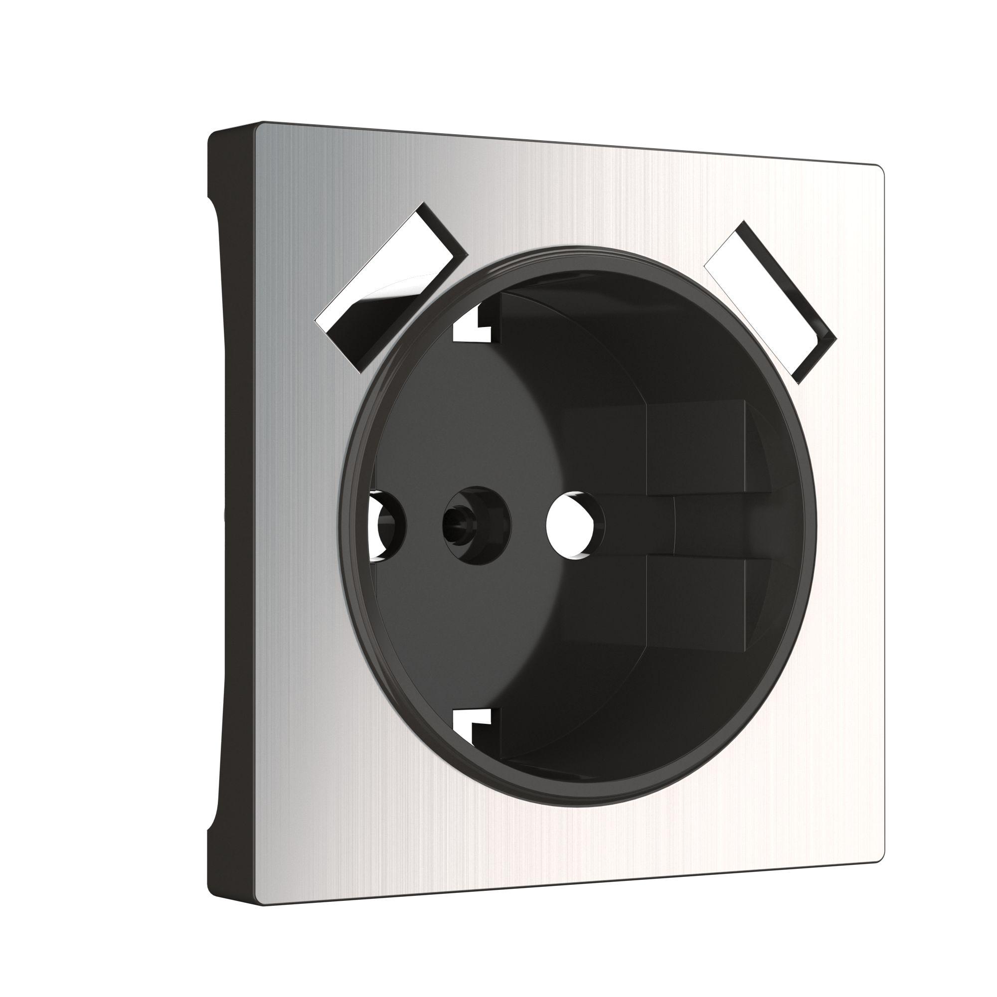 Накладка для USB розетки глянцевый никель Werkel W1179502