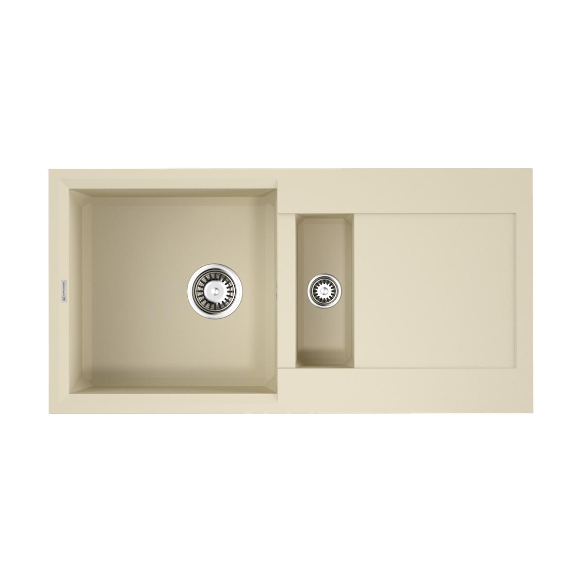 Врезная кухонная мойка Omoikiri Sakaime 86-2-BE ваниль 4993118