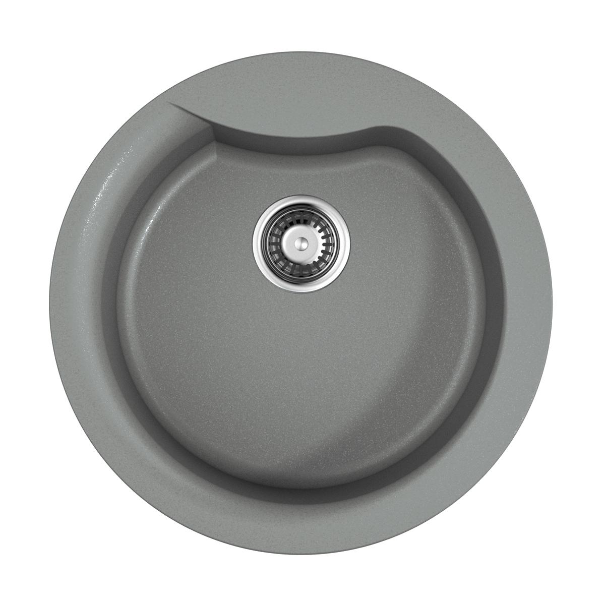 Врезная кухонная мойка Omoikiri Yasugata 48R-GR leningrad grey 4993547