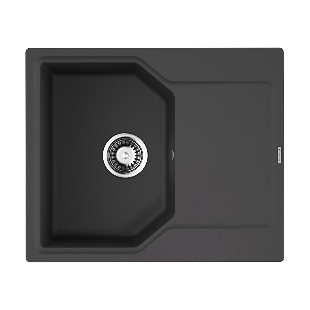 Врезная кухонная мойка Omoikiri Yonaka 61-BL черный 4993638
