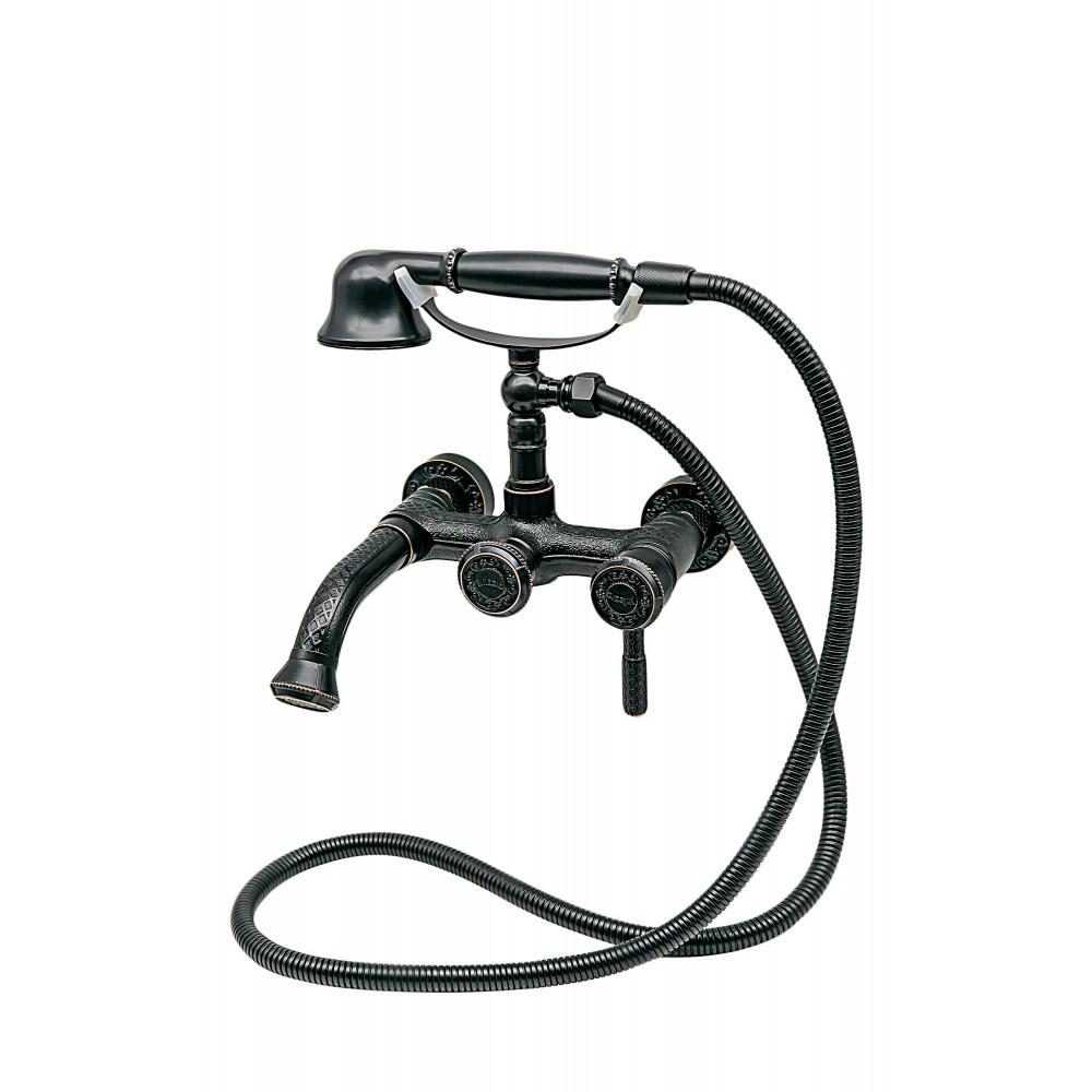 Смеситель для ванны с душем Milacio Vitoria чёрная бронза MC.300.BBR