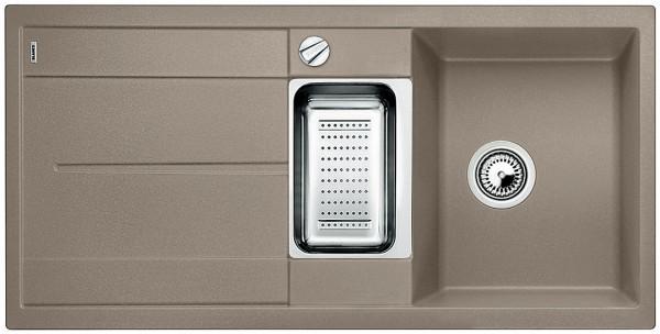 Врезная кухонная мойка Blanco METRA 6S SILGRANIT PuraDur серый беж