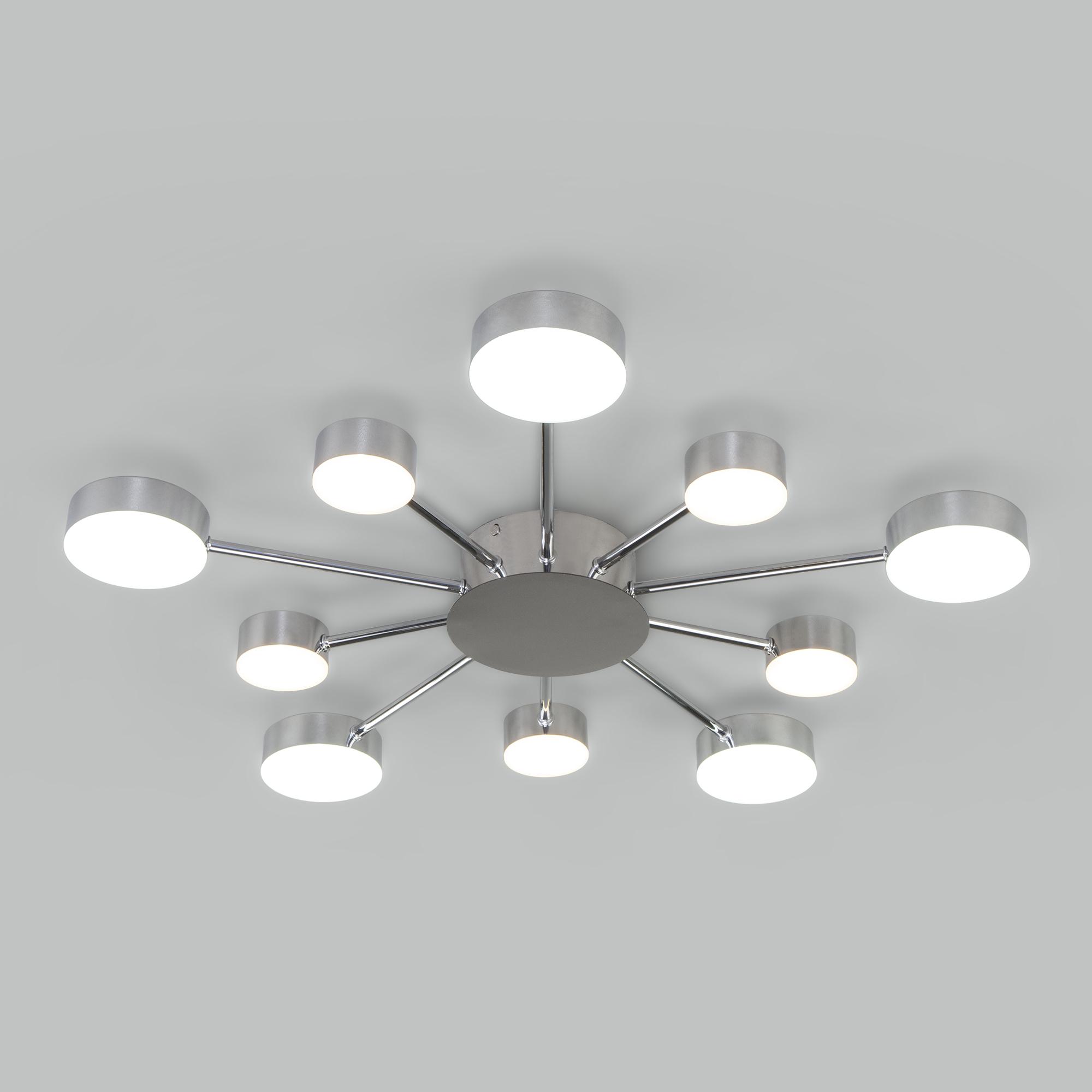 Потолочный светильник с пультом Eurosvet 90242/10 хром