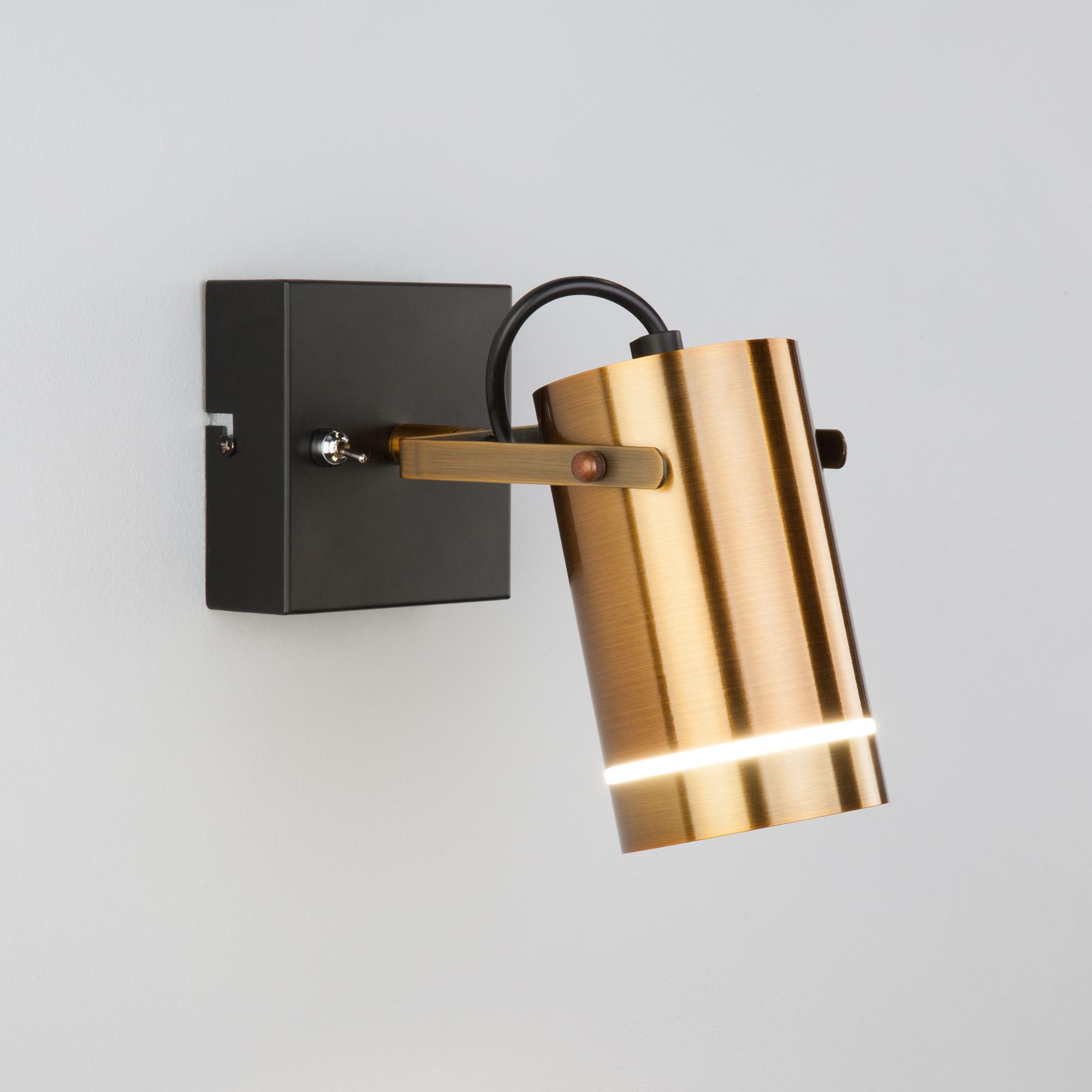 Настенный светильник Eurosvet 20063/1 LED античная бронза