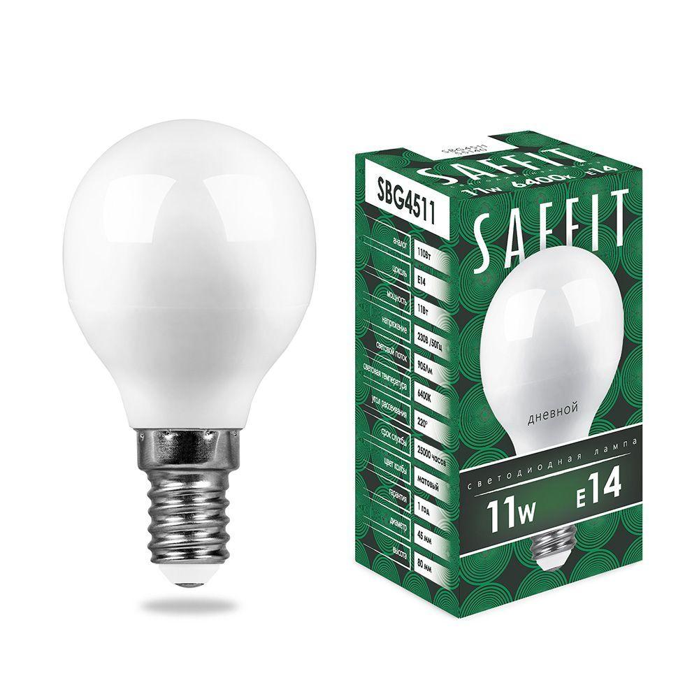 Лампа светодиодная Saffit SBG4511 55140