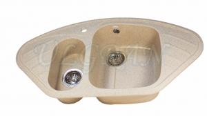 Мойка кухонная ULGRAN U-105 песочная
