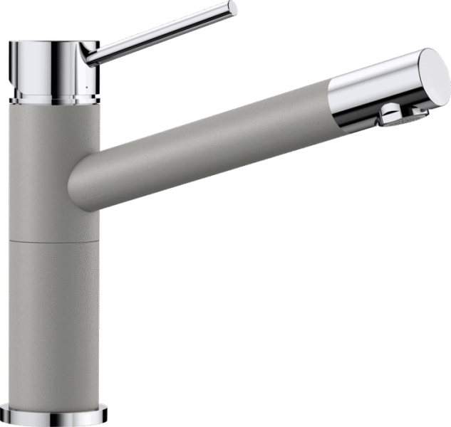 Смеситель для кухни (мойки) Blanco Alta Compact хром/алюметаллик