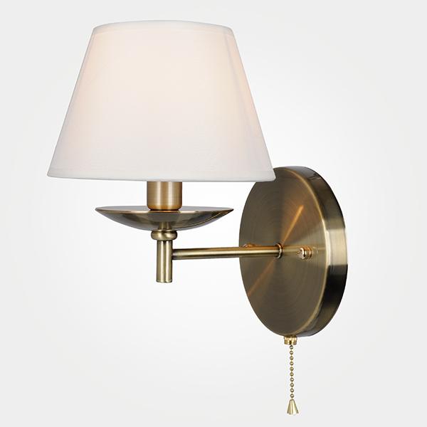 Бра с абажуром Eurosvet 60060/1 античная бронза