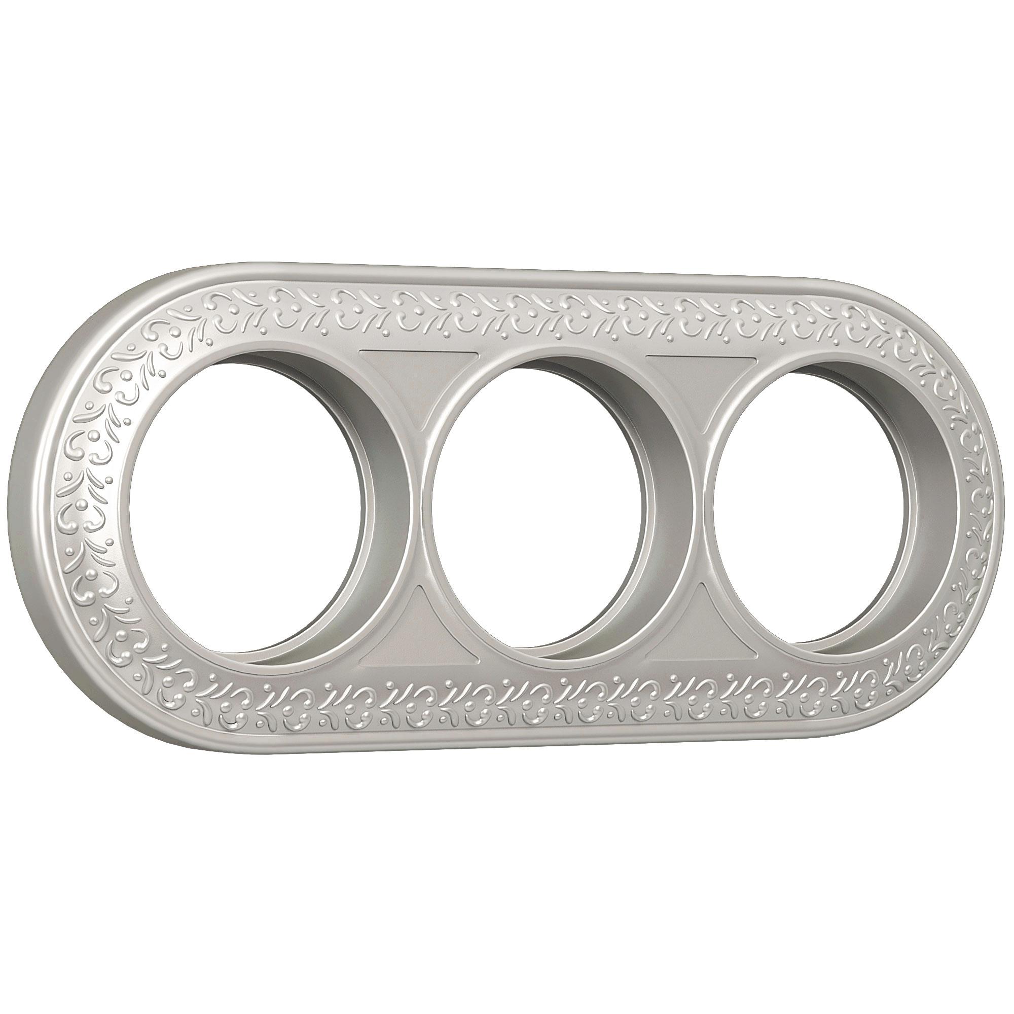 Рамка на 3 поста жемчужный Werkel WL70-frame-03