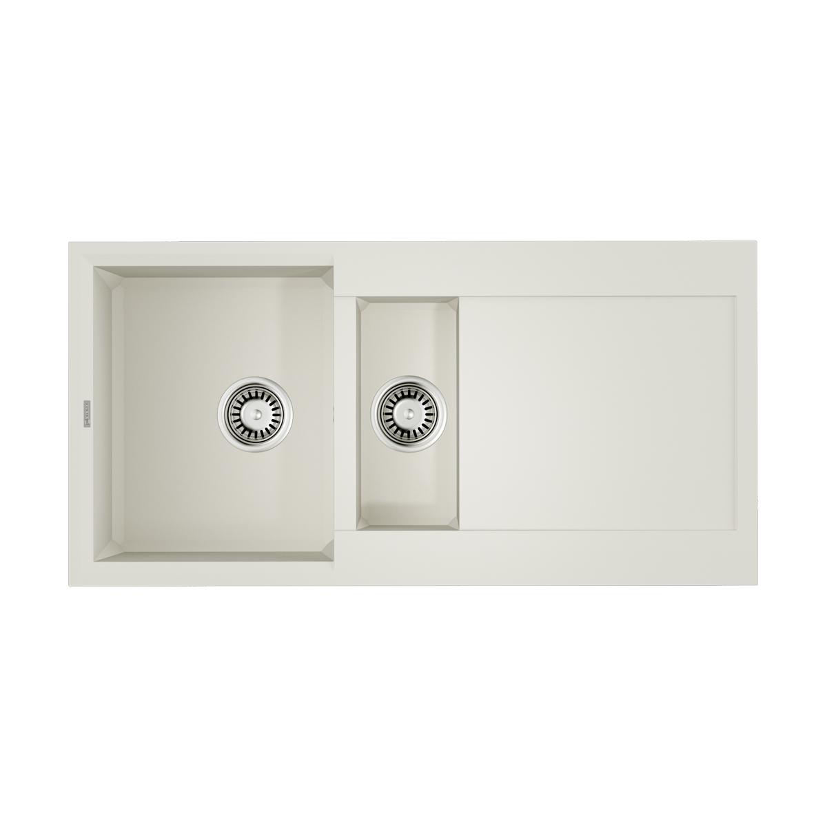 Врезная кухонная мойка Omoikiri Sakaime 100-2-WH белый 4993895