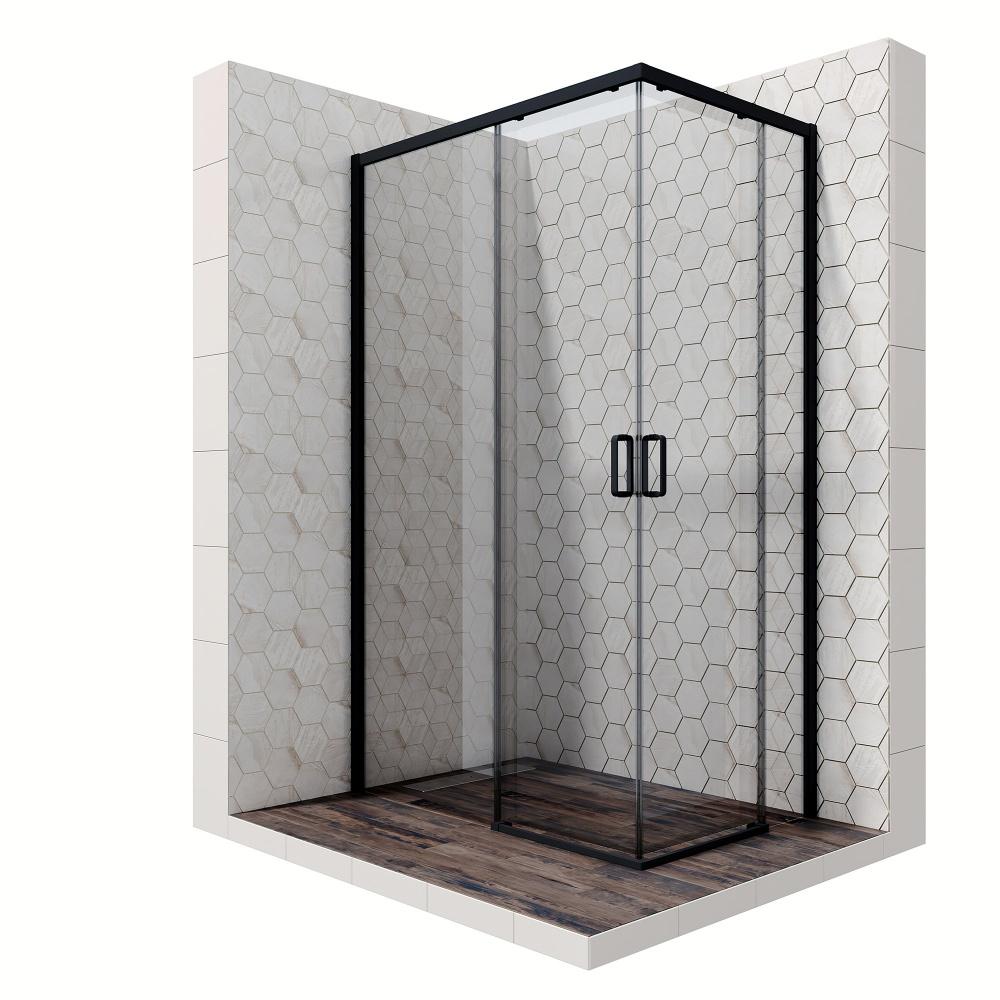 Душевое ограждение Ambassador Queen 11011205LBlack 120x80x200