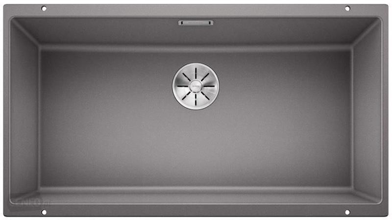 Врезная кухонная мойка Blanco SUBLINE 800-U SILGRANIT PuraDur алюметаллик