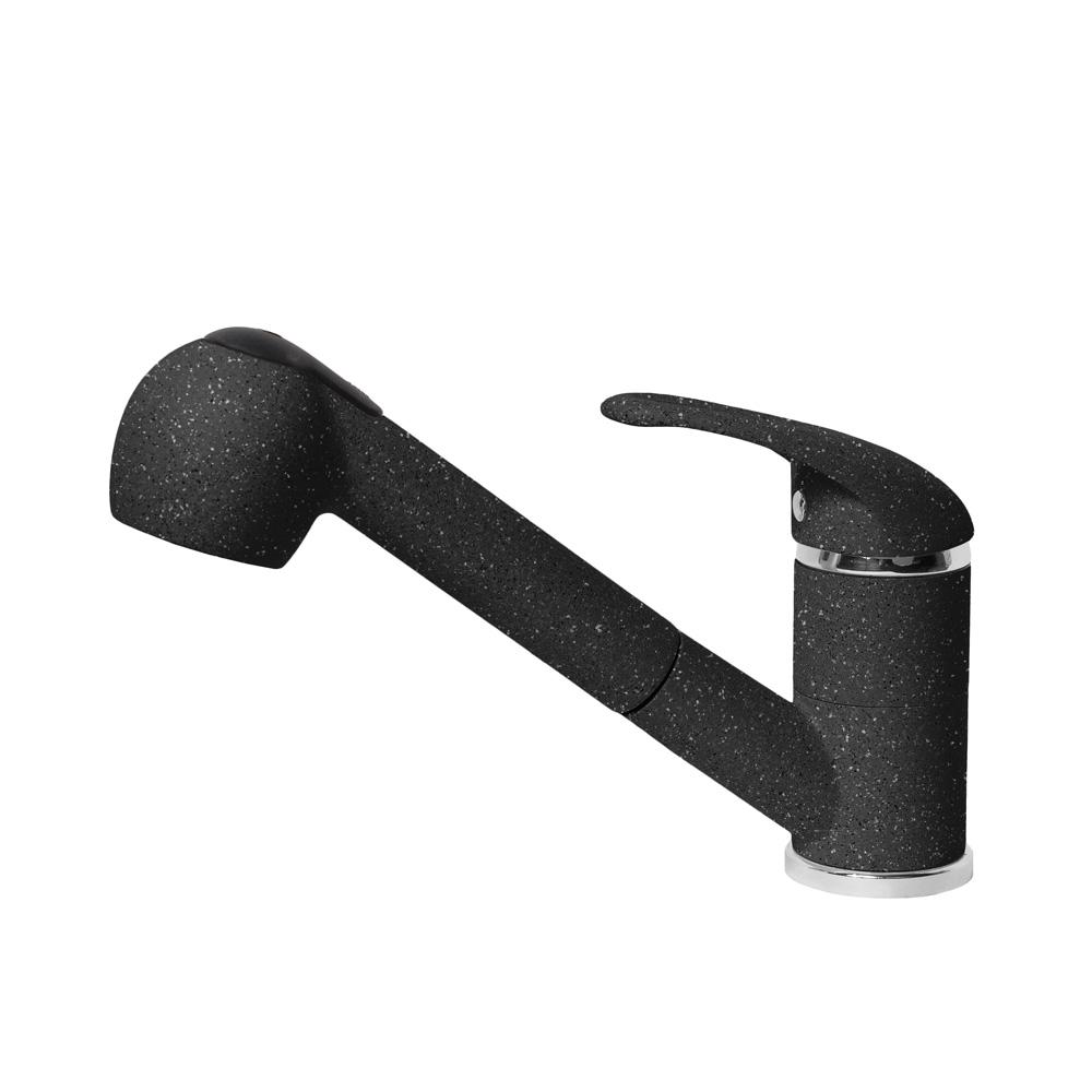 Смеситель для кухни AquaGranitEx C-4040 (308) черный