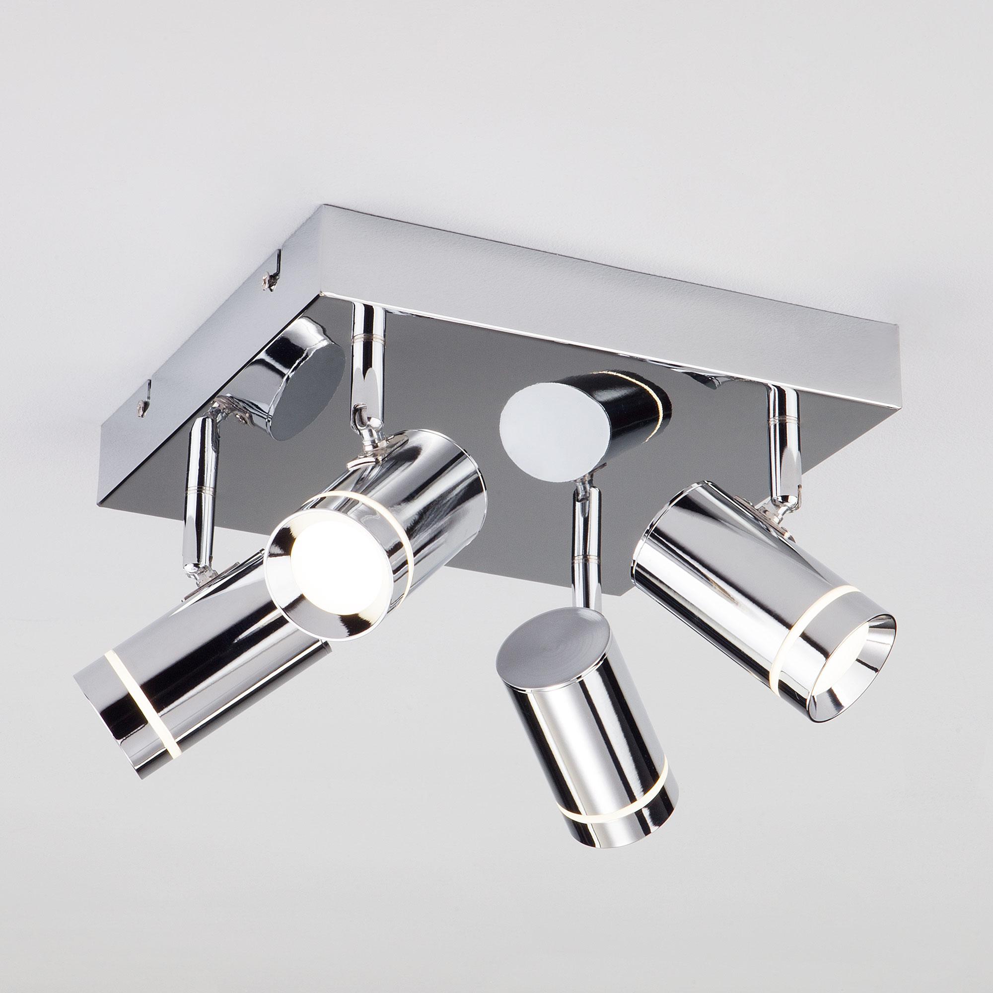 Потолочный светильник Eurosvet 20064/4 LED хром