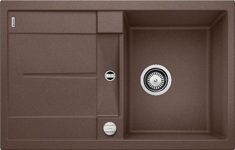 Врезная кухонная мойка Blanco METRA 45 S SILGRANIT PuraDur кофе