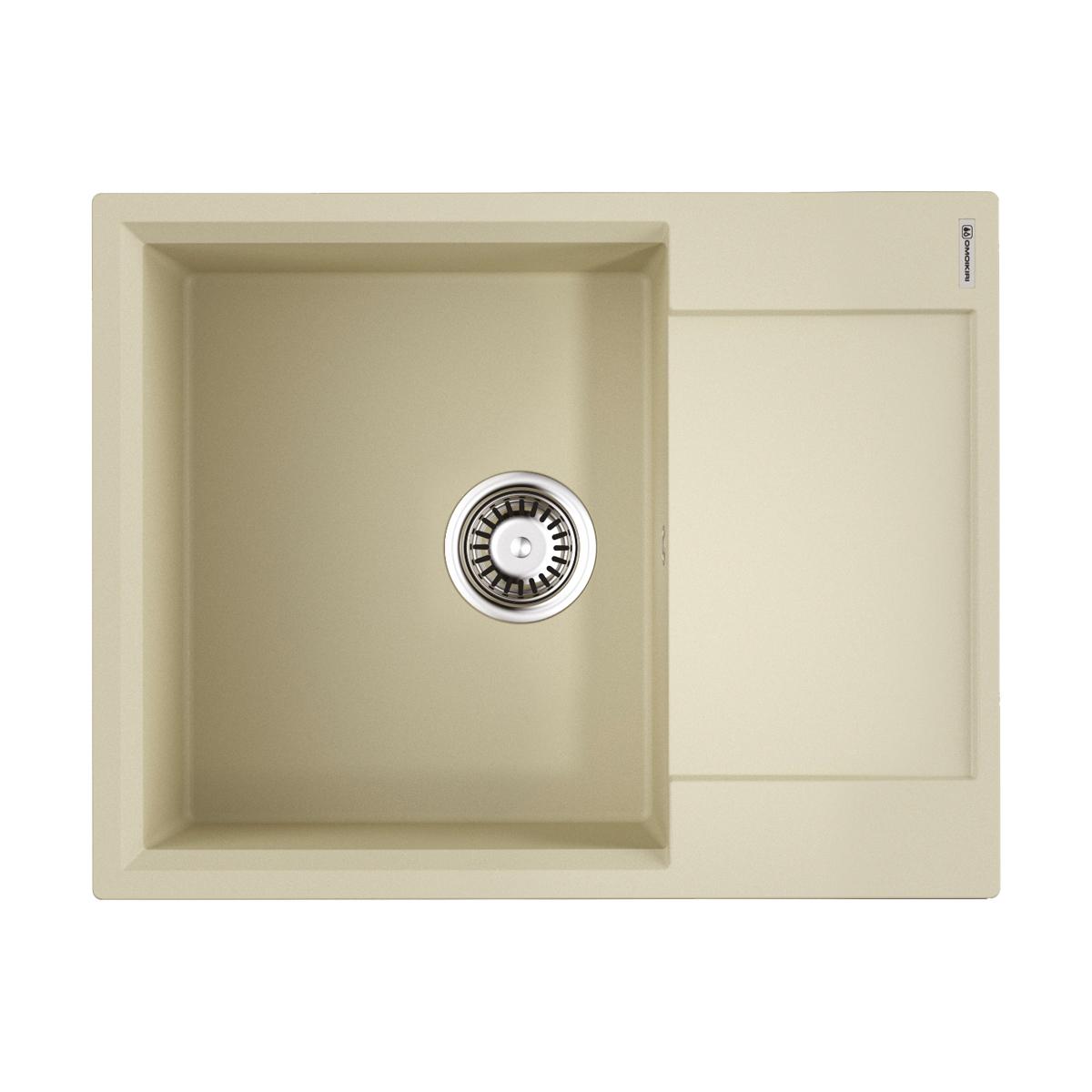 Врезная кухонная мойка Omoikiri Daisen 65-BE ваниль 4993678