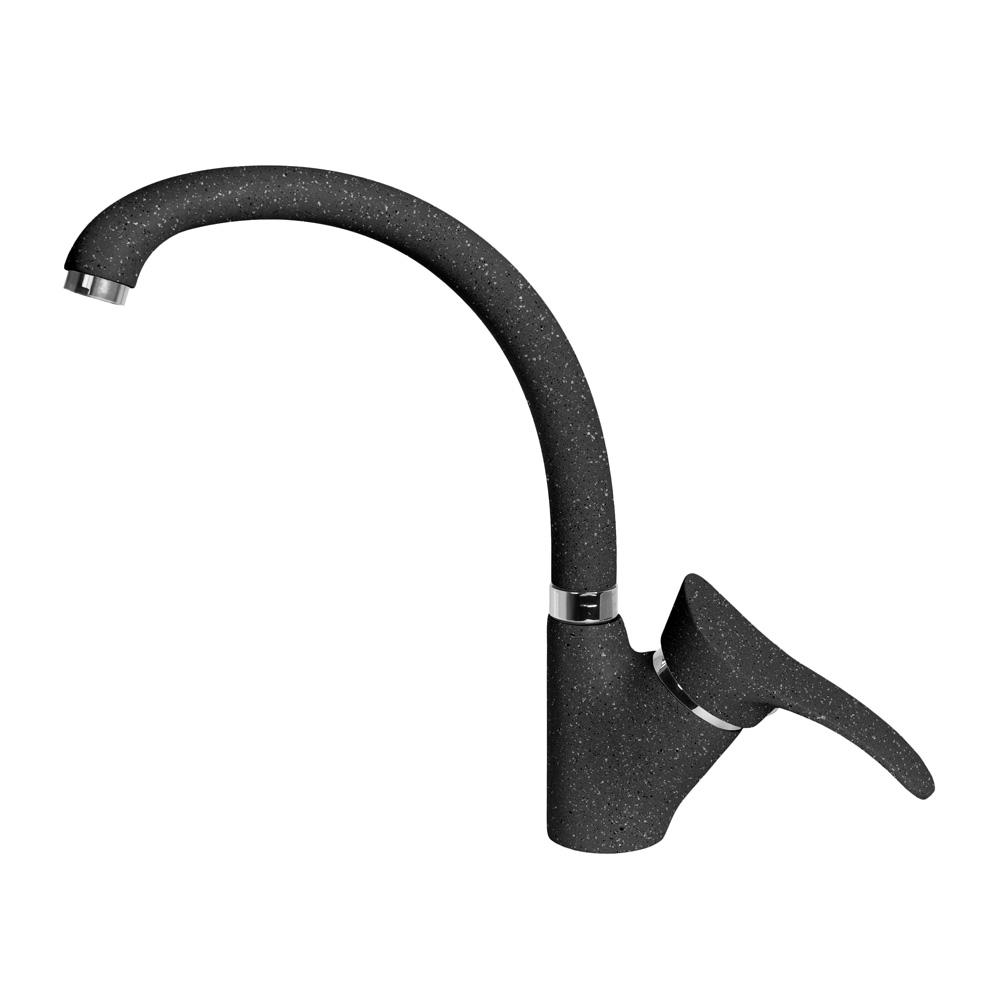 Смеситель для кухни AquaGranitEx C-3040 (308) черный