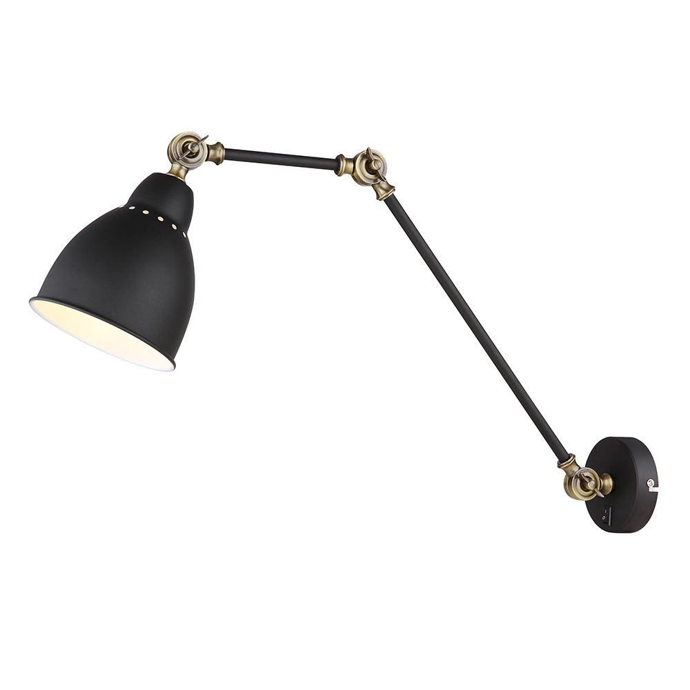 Светильник бра настенный Arte Lamp Braccio A2055AP-1BK