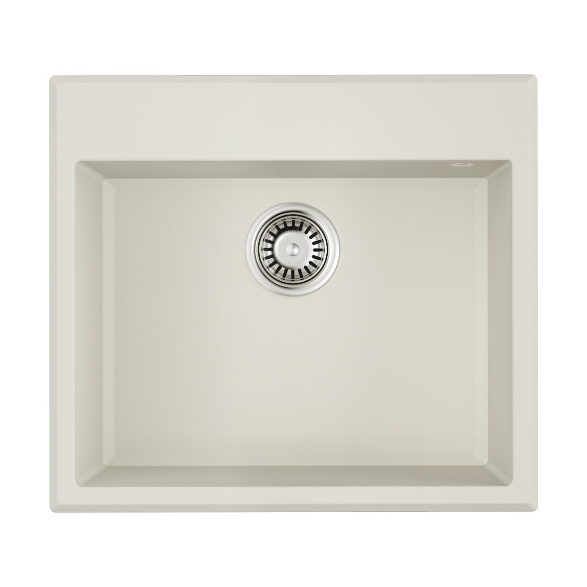 Врезная кухонная мойка Omoikiri Tedori 57-WH белый 4993983