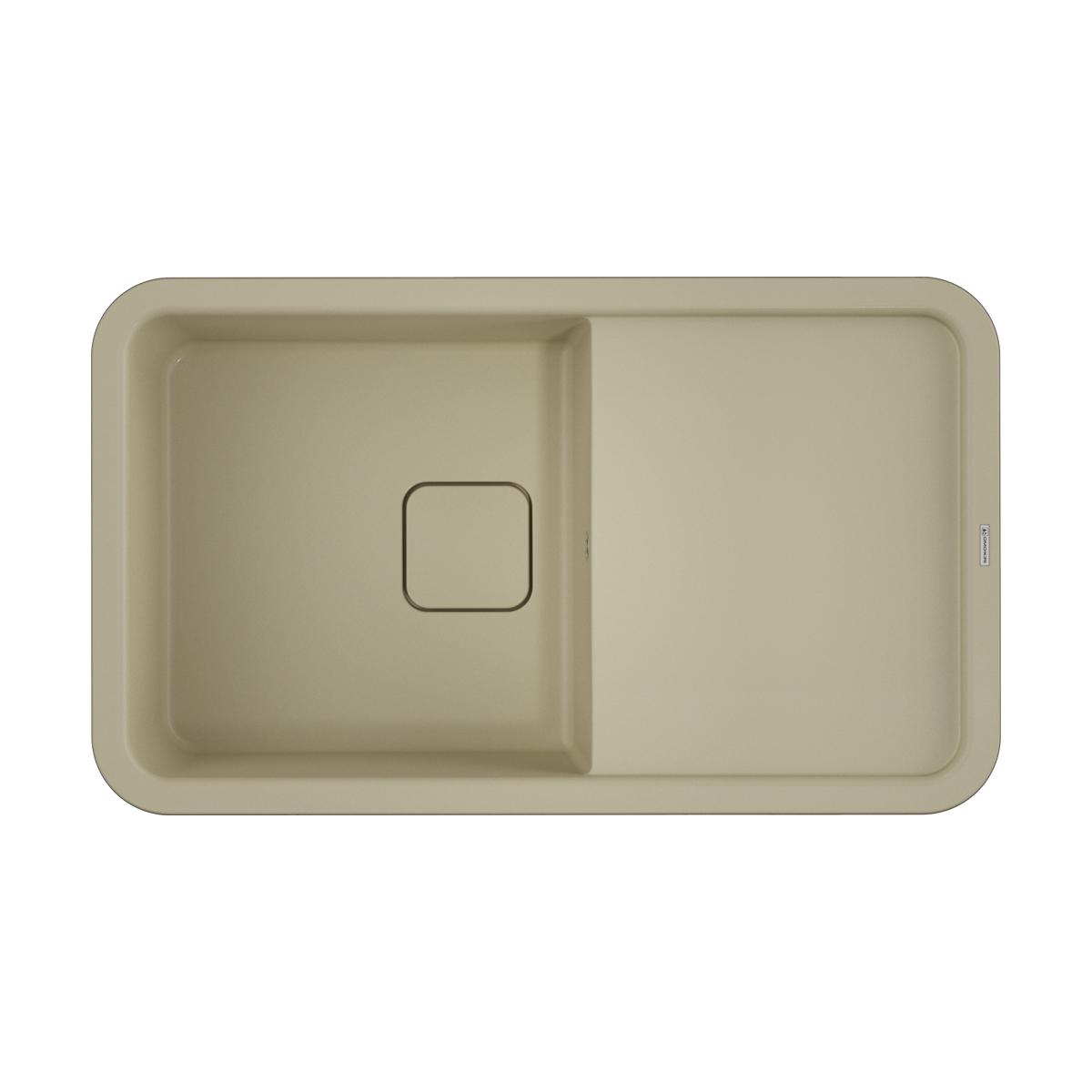 Врезная кухонная мойка Omoikiri Tasogare 86-BE ваниль 4993455