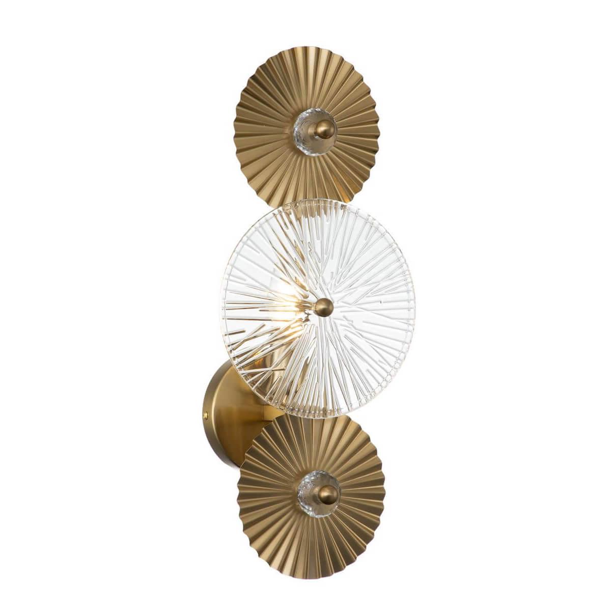 Настенный светильник Indigo Miele V000022 12021/A/1W Brass
