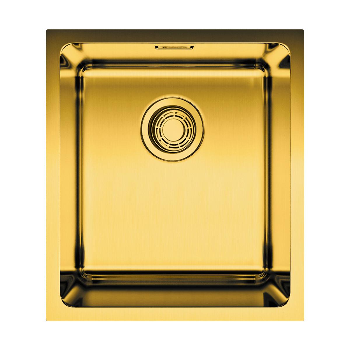 Врезная кухонная мойка Omoikiri Tadzava 39-U/I-AB нерж.сталь/латунь 4993078