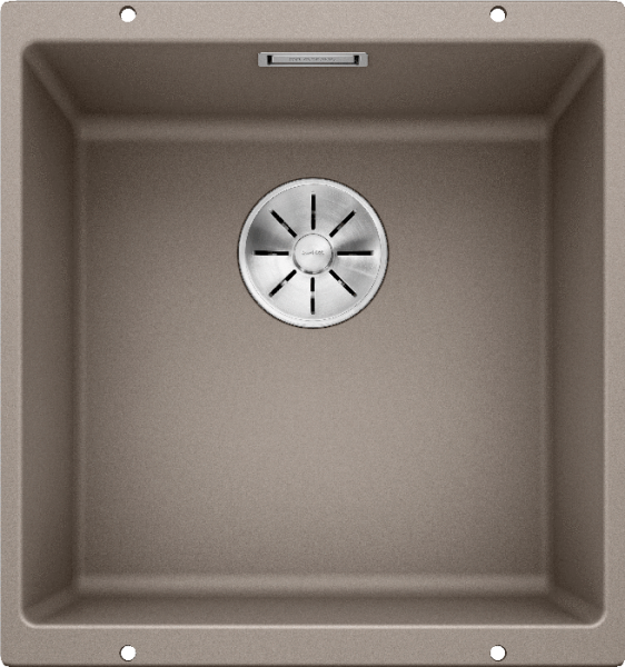 Врезная кухонная мойка Blanco SUBLINE 400-U SILGRANIT PuraDur серый беж