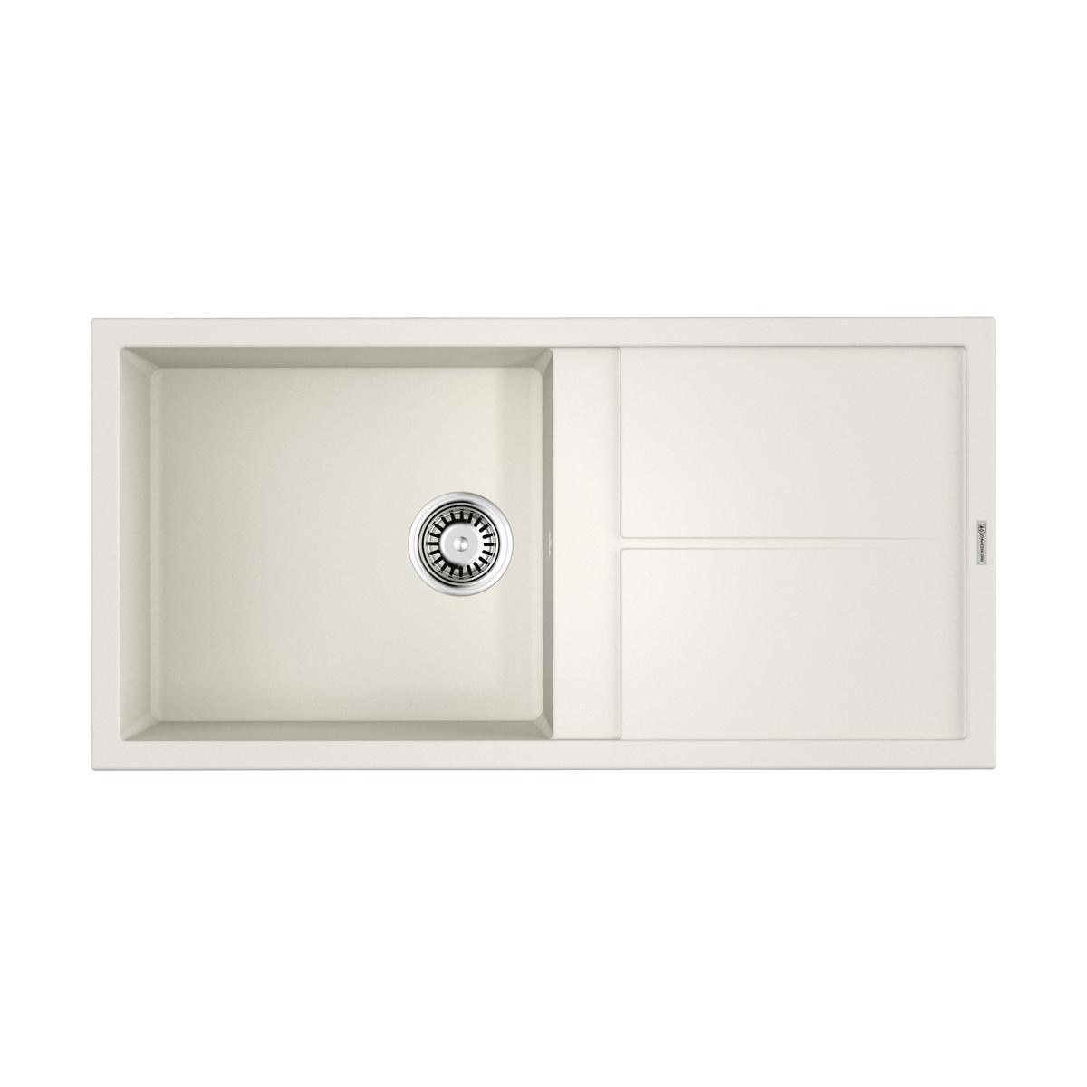Врезная кухонная мойка Omoikiri Sumi 100-WH белый 4993657