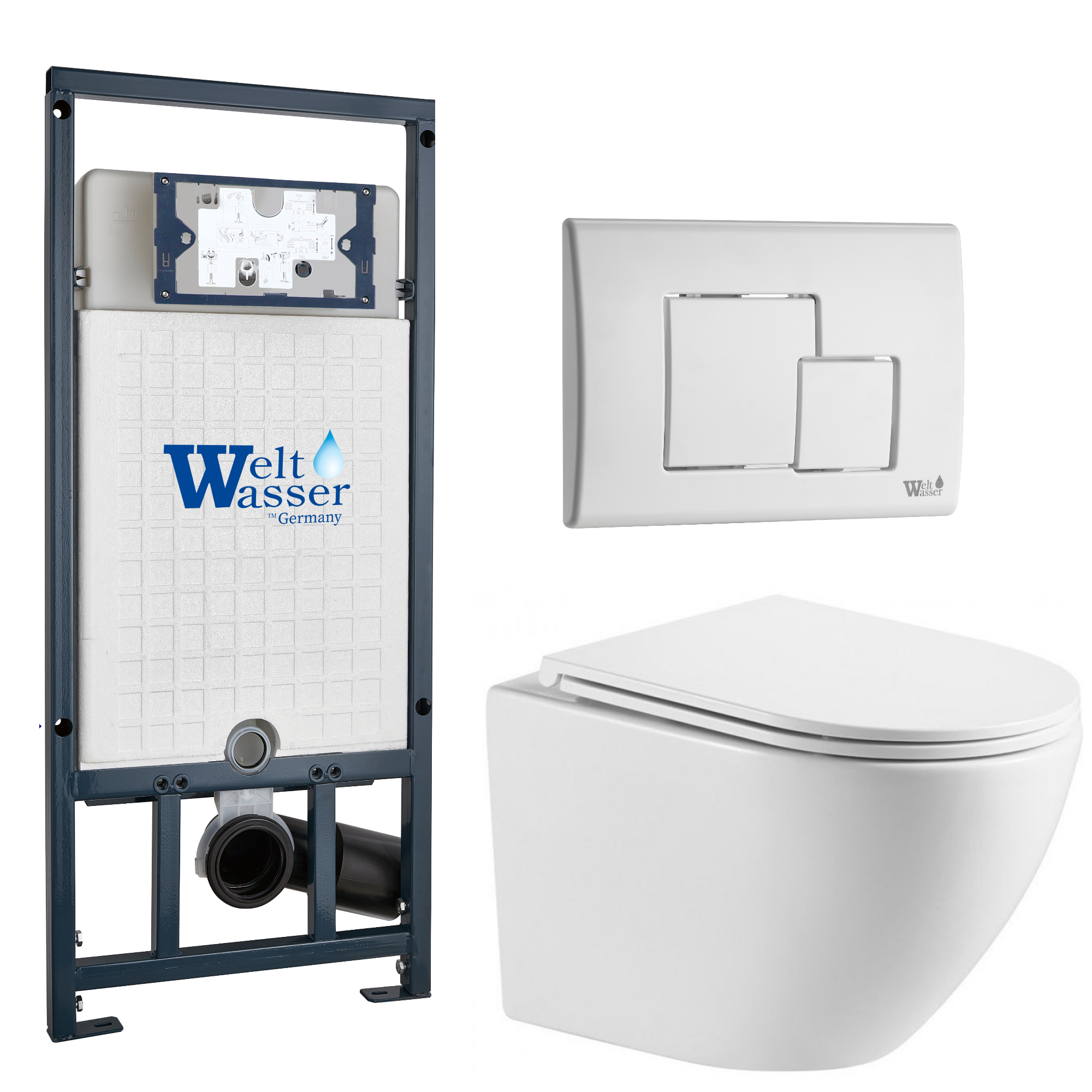 Комплект WeltWasser 10000011441 Merzbach 043 MT-WT + Marberg 507 + Marberg 507 SE GL-WT