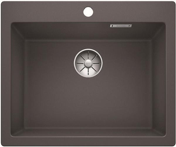 Врезная кухонная мойка Blanco PLEON 6 SILGRANIT PuraDur темная скала