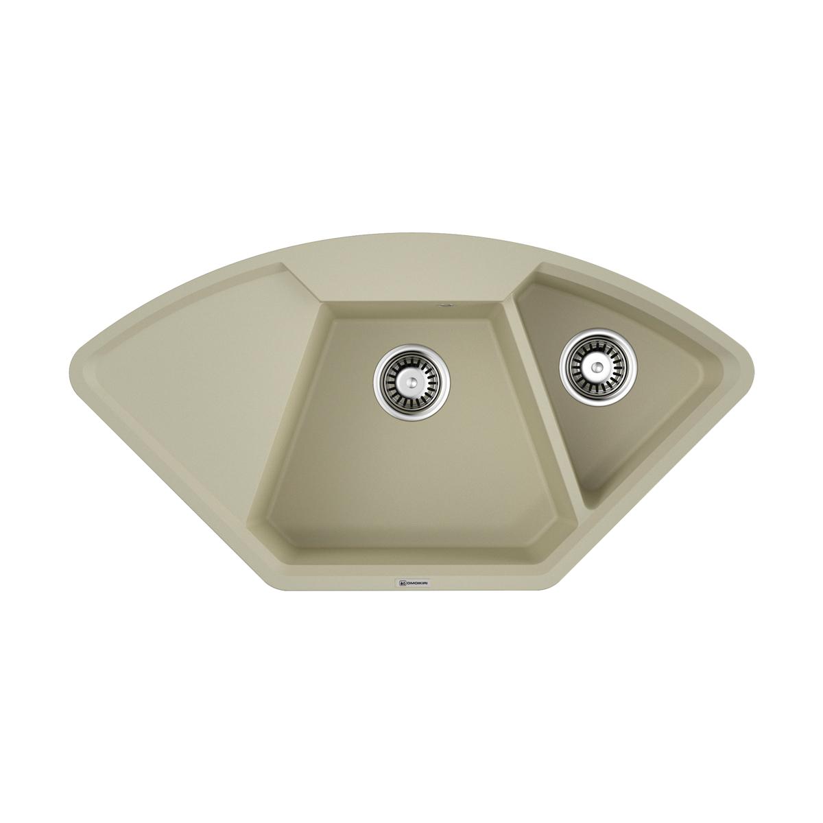 Врезная кухонная мойка Omoikiri Yonaka 98-C-BE ваниль 4993710