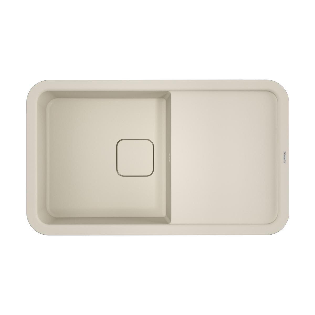 Врезная кухонная мойка Omoikiri Tasogare 86-PA пастила 4993457