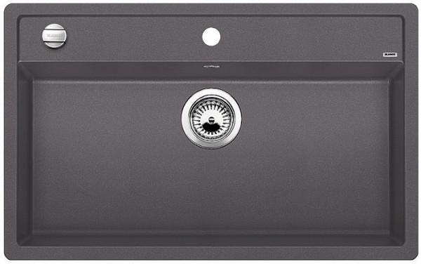 Врезная кухонная мойка Blanco DALAGO 8 SILGRANIT PuraDur темная скала