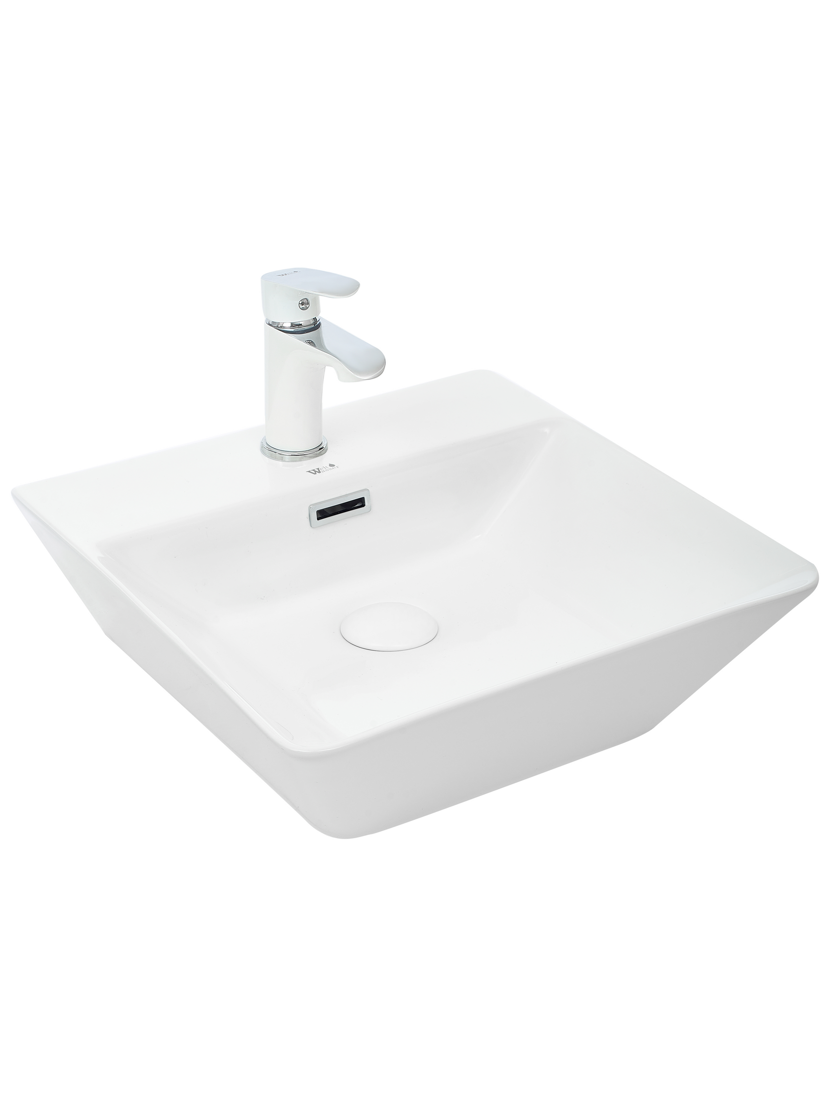 Раковина накладная WeltWasser 41.5/41.5/14 WW Elbach 2252 10000003834 белая