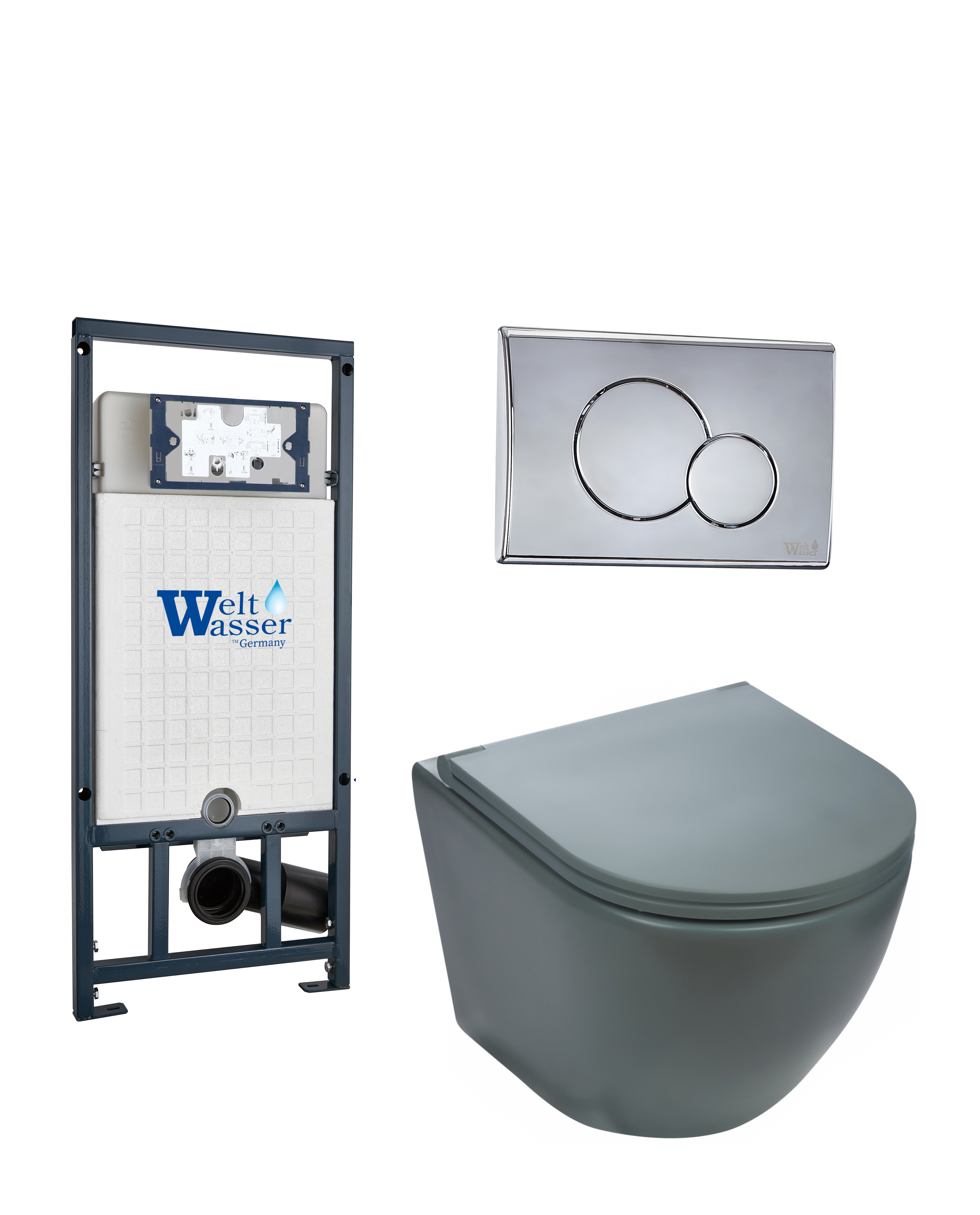 Комплект WeltWasser 10000010880 Merzbach 041 MT-GR + Marberg 507 + Marberg 507 RD