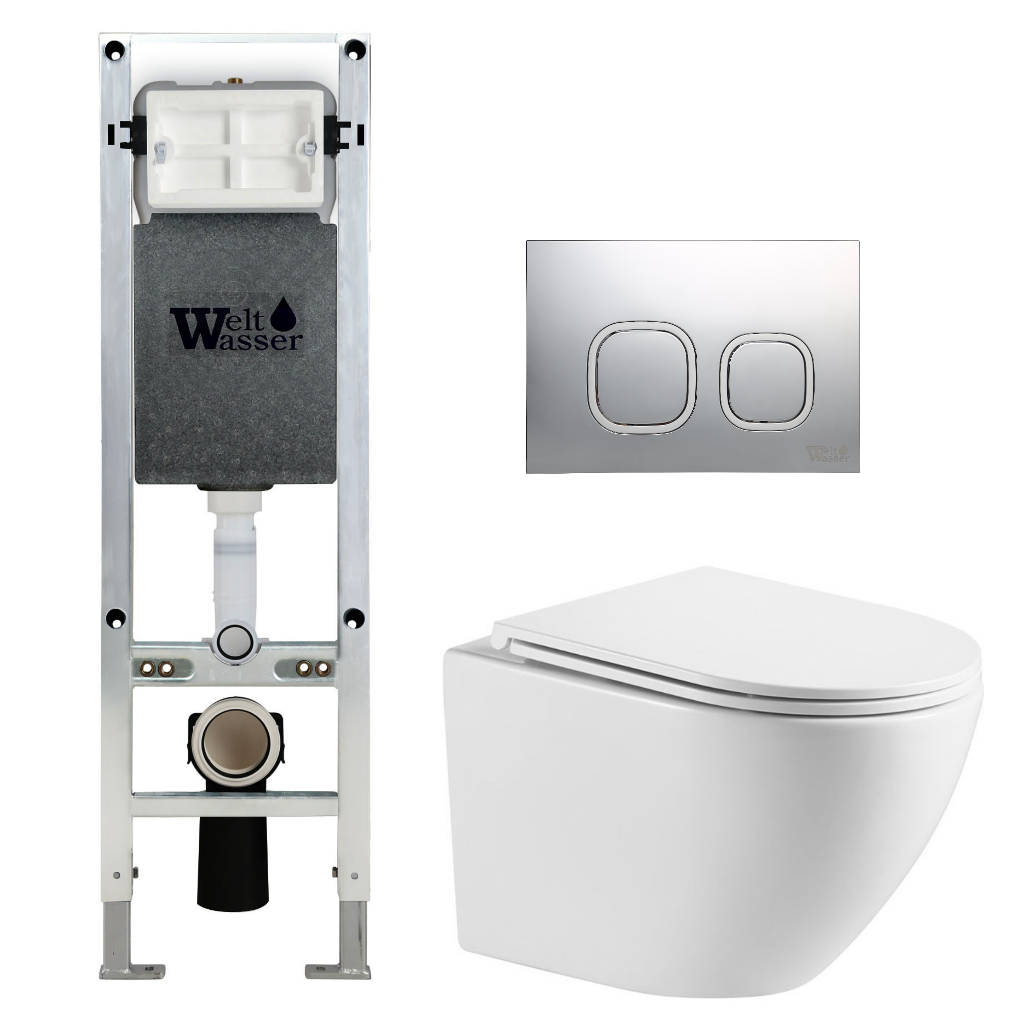 Комплект WeltWasser 10000010889 Merzbach 041 XL GL-WT + Amberg 350 ST + Amberg RD-CR