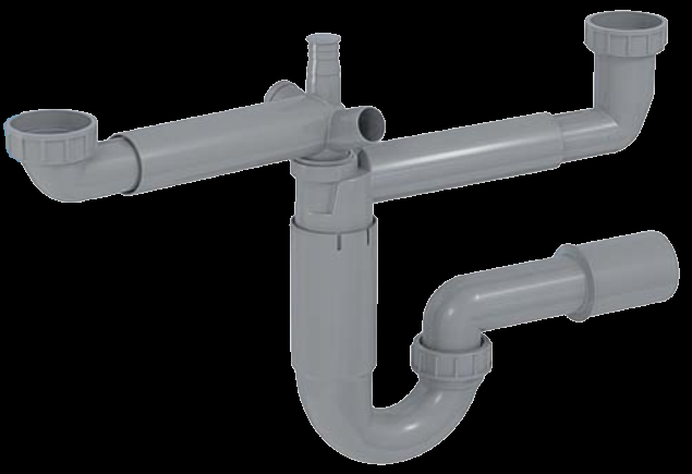 Сифон для мойки Prevex P-loc PL2-N2N45-001