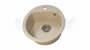 Мойка кухонная ULGRAN U-407 бежевая