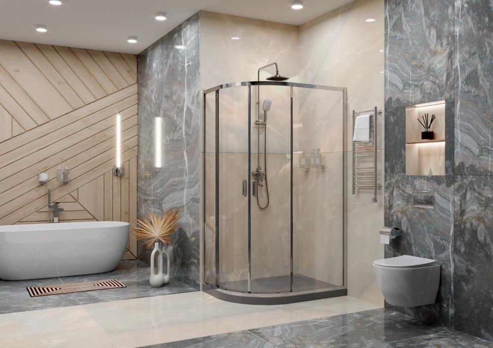 Душевое ограждение Ambassador Kingston 14011108 1200x800x2000 (1 место)