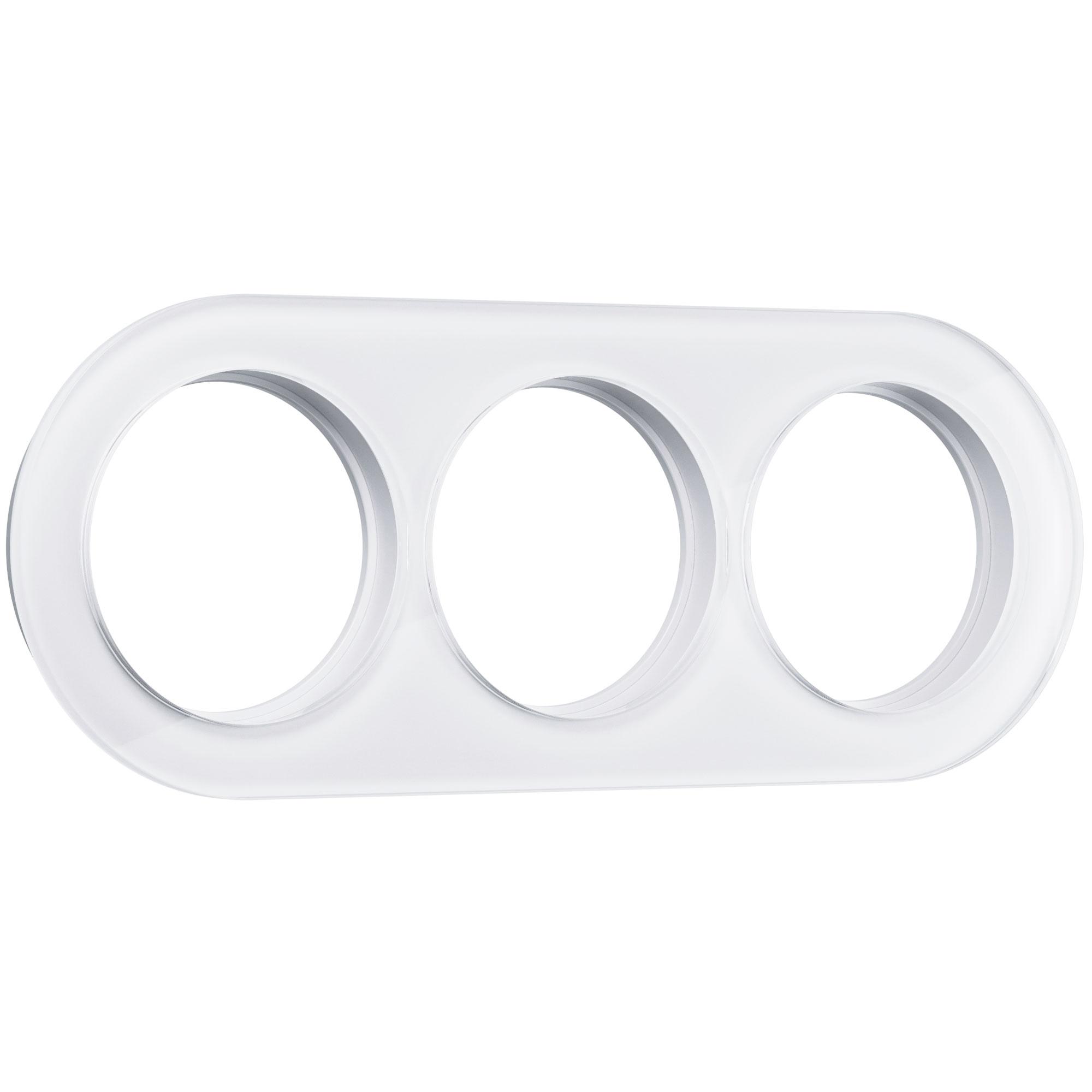 Рамка на 3 поста белый Werkel WL21-frame-03