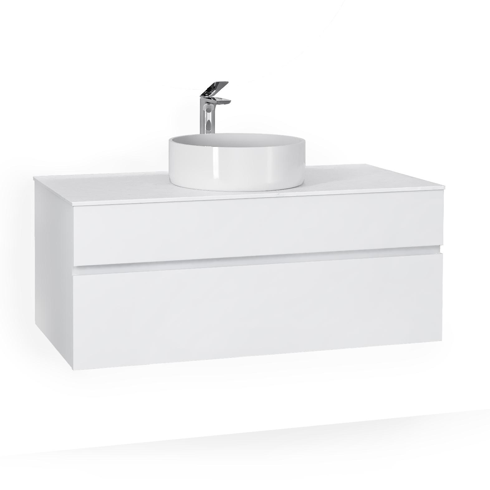 Тумба Raval Decent 100 подвесная Dec.01.100/W/RL белая