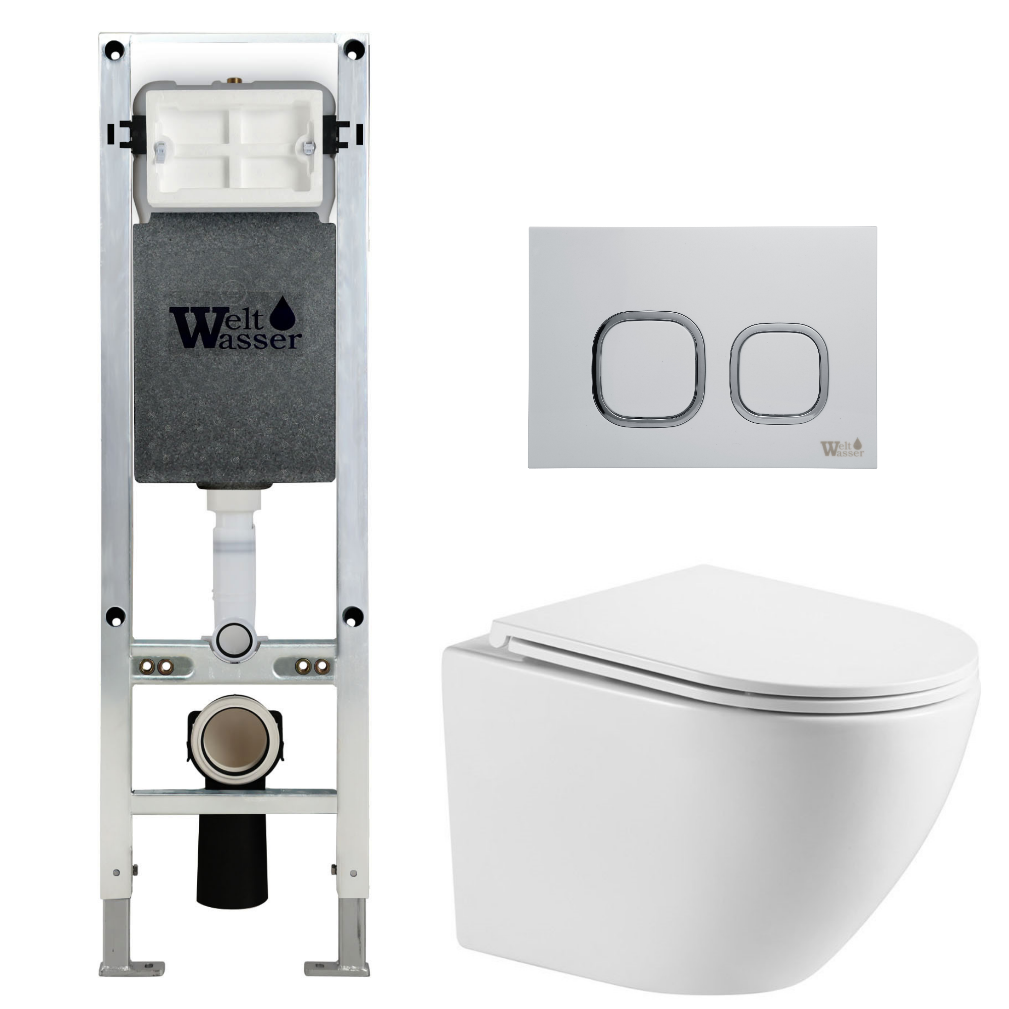 Комплект WeltWasser 10000010891 Merzbach 041 XL GL-WT + Amberg 350 ST + Amberg RD-WT