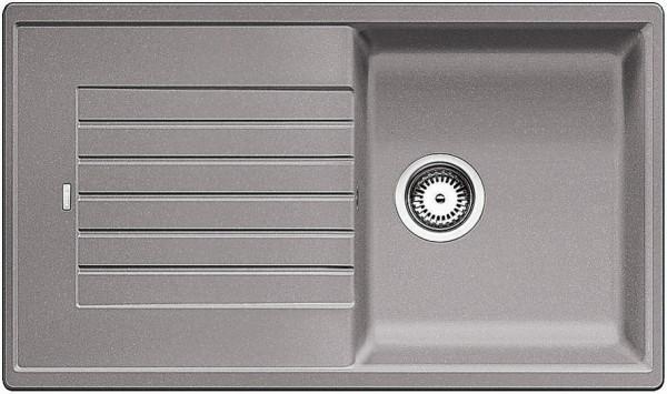 Врезная кухонная мойка Blanco ZIA 5 S SILGRANIT PuraDur алюметаллик