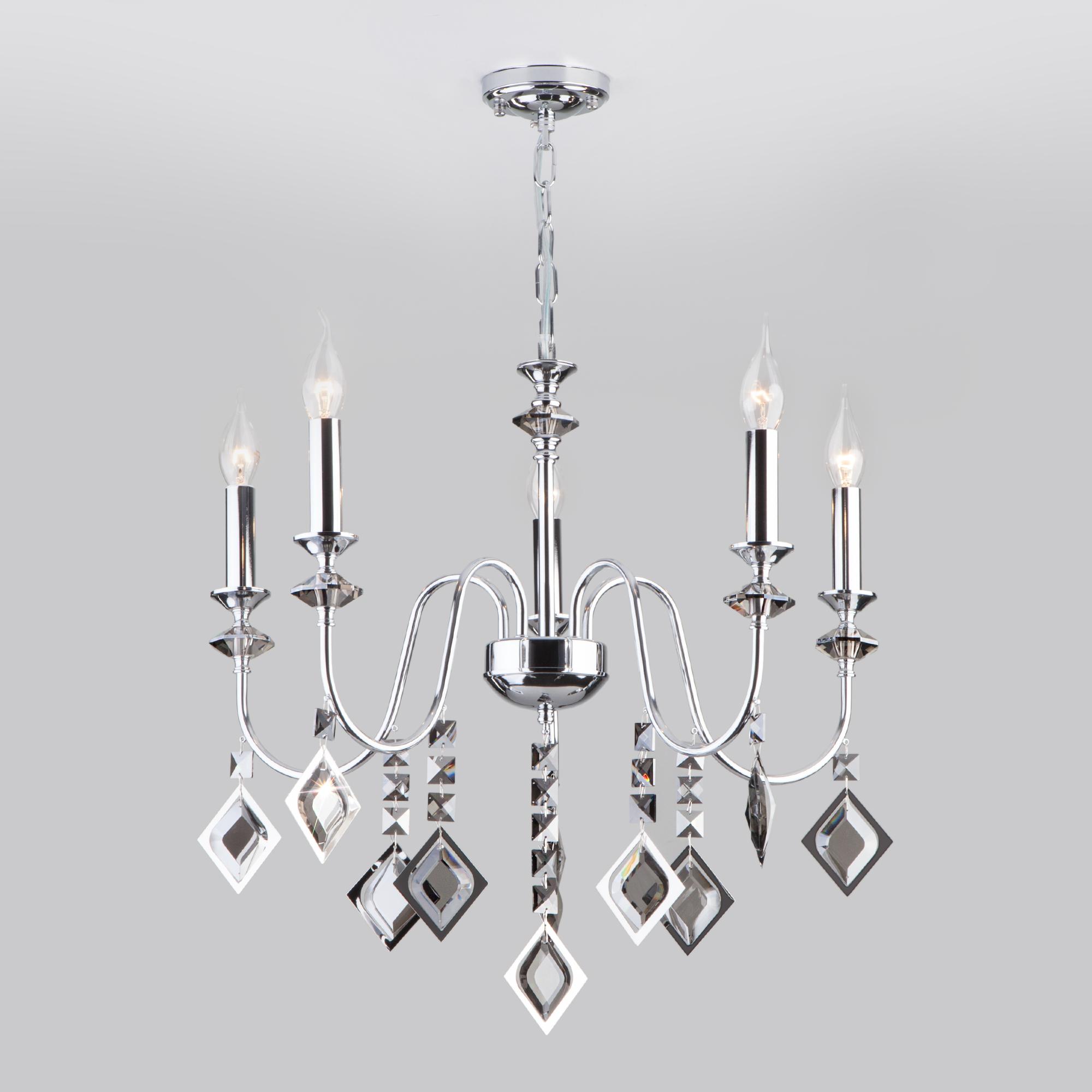 Подвесная люстра Eurosvet Умный дом 10120/5 хром