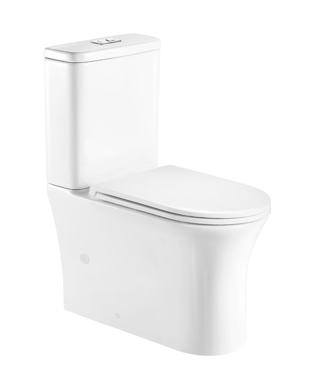 Унитаз-компакт WeltWasser 60.8x80x36 WW TELBACH 001 GL-WT 10000003776 белый глянец
