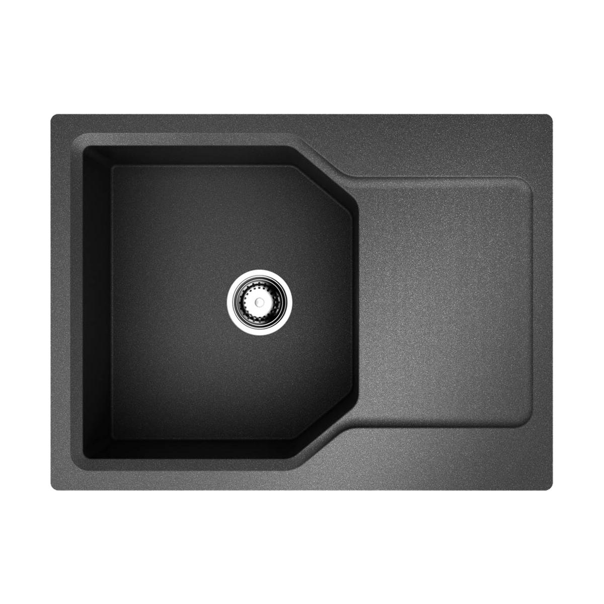 Врезная кухонная мойка Omoikiri Yonaka 65-BL черный 4993348